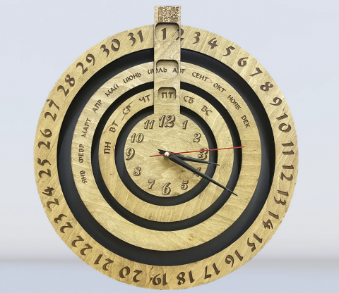 Часы вечный календарь