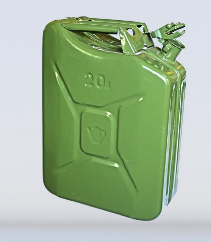 Канистра стальная 20 л.