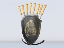 Подставка с шампурами "Легион"