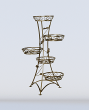 Подставка под цветы Н 800 на 5 вазонов