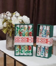 Комплект полотенец с вышевкой размер 40*70